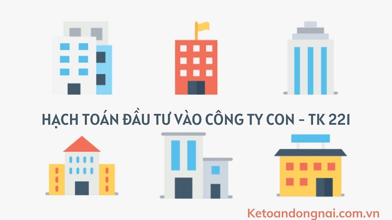 hạch toán đầu tư vào công ty con